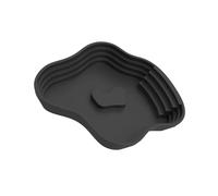 Piscine extra large avec surface antidérapante et aqua/terrestre pour animaux domestiques avec bain de soleil et plateau d'appât