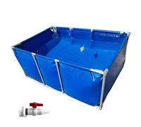 Piscine extra large pour animaux de compagnie et animaux aquatiques, réservoir hors sol durable pour jeux d'eau de jardin et aquaculture