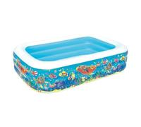Piscine familiale 229 x 152 x 56 cm décor poissons
