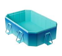 Piscine familiale avec cadre d'éclaboussure - Piscine tubulaire amovible pour | Baignoire portable pour non gonflable - Baignoire pour douche pour chats, extérieur, intérieur
