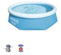 Piscine Fast Set Ø 2,44 x H 0,66 m Bestway G