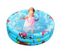 Piscine Gonflable à Trois Niveaux pour Enfant Fille et Garçon,Fontaine d'Eau,Design,Proximité Rapide - Type Blue