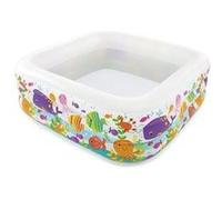 Piscine gonflable 'aquarium' intex 159 x 159 x 50 cm - 3 ans + G