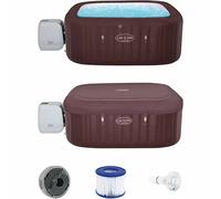 Piscine Gonflable Avec Hydro Massage "Maldives" Cm.201x201x80h