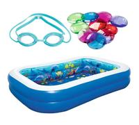 Piscine gonflable - Bestway - 54177 - Aventure sous-marine - Orange - Vinyle robuste