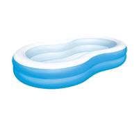 Piscine gonflable - Bestway - Big Lagoon - 262 x 157 x 46 cm - bleu et blanc - pour enfant