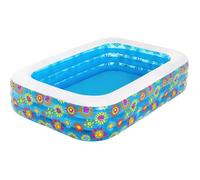 Piscine gonflable - Bestway - Happy Flora - 229 x 152 x 56 cm - Impression florale - Extérieur
