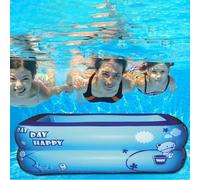 Piscine gonflable carrée de 120cm, pataugeoire pour enfants, baignoire Portable pliable pour bébés