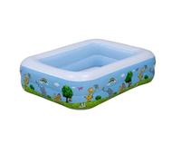 Piscine Gonflable carrée, Piscine épaissie, pataugeoire Pliable, Peu encombrante for la Famille(1.2m)