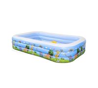 Piscine Gonflable carrée Pliable, Jolie Piscine for la Famille, Peu encombrante for Le Jardin(1.8M)