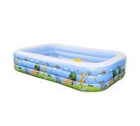 Piscine Gonflable carrée Pliable, Jolie Piscine for la Famille, Peu encombrante for Le Jardin(1.8M)