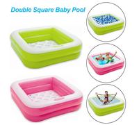 Piscine gonflable carrée pour bébé, pataugeoire douce et Ultra résistante pour enfants, jouets aquatiques d'été, fournitures de natation