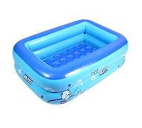 Piscine gonflable carrée pour enfants,120cm/130cm,baignoire pour bébés,grande maison d'extérieur - Type [2]-120cm