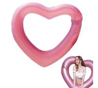 Piscine Gonflable Coeur,Bouée Gonflable Jouet Aquatique - Eau Fun Heart Float Summer Swimming Tube pour Piscine Beach Bachelor Party