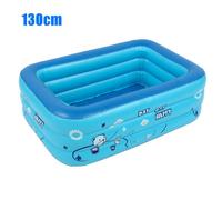 Piscine gonflable de haute qualité pour enfants,pataugeoire à usage domestique,grande taille,bulle astronomique carrée pour bébé - Type A 130CM