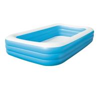 Piscine gonflable de luxe pour enfant et famille - BESTWAY - Rectangulaire - 305x183x56 cm - Bleu