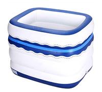 Piscine Gonflable Dyqyym, piscines Hors Sol de Grande Taille pour Enfants et Adultes, Jardin, arrière-Cour, Centre de Natation extérieur, fête Aquatique, Piscine familiale, Blanche