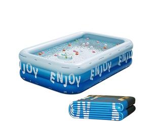 Piscine gonflable extérieure - Piscine portable flexible, matériaux robustes | Loisirs d'été pour terrasse, terrasse, jardin, réunion amicale, natation fraîche, plaisir collectif, utilisation