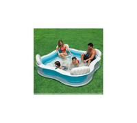 Piscine carré avec sièges 229x229x66cm
