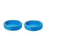 Piscine gonflable Intex 45 x 10 bleu cristal, lot de 2