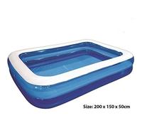Piscine Gonflable - Kid - Rectangulaire - 50cm de Hauteur - 150cm de Largeur - 200cm de Longueur