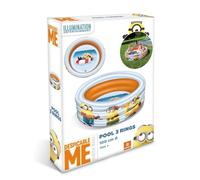 Piscine gonflable Les Minions 3 boudins 1 m de diamètre - Bleu - Enfant - Mixte