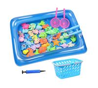 Piscine Gonflable Magnétique Pour Enfants, Jouet De Pêche En Eau Amusant Pour Tout-Petits, Jeu Interactif Parent-Enfant, Jouets De Bain