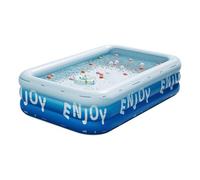 Piscine gonflable, matériau résistant à la lumière du soleil et design spacieux, tube d'eau rectangulaire parfait pour les , les adultes, la plage, le jardin, les activités d'été