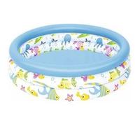 Piscine gonflable océan life - BESTWAY - 102 x 25 cm - Enfant - Bleu Bleu G