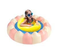 Piscine Gonflable | Piscine de Plage Pliable - Centre de Jeux d'eau Gonflable 120 X 120 X 30 Cm pour Intérieur, Extérieur, Loisirs et Détente dans le Jardin