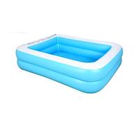 Piscine Gonflable， Piscine familiale Gonflable rectangulaire, Piscine de Jardin, pataugeoire d'été(155 * 108 * 46cm)