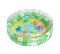 Piscine gonflable portable en PVC pour enfants, avec système de jeu d'eau, unité de conception de qualité légère, engrenage facile à gonfler, piscine gonflable, pour les fêtes en plein air et les