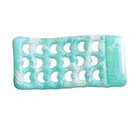Piscine gonflable pour adultes | Chaise longue de piscine gonflable avec appui-tête pour bronzage | Radeau flottant imperméable à motif de feuilles pour la natation, le parc d'attractions, les voyages