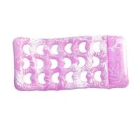 Piscine gonflable pour adultes | Chaise longue de piscine gonflable avec appui-tête pour bronzage | Radeau flottant imperméable à motif de feuilles pour la natation, le parc d'attractions, les voyages