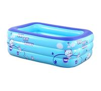 Piscine Gonflable Pour Bébé, Petite Piscine Pour Enfants, Pliable En Pvc, Rectangulaire, Douche Familiale, Lavabo, Douche