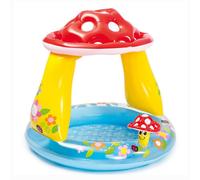 Piscine gonflable pour enfants de 1 à 3 ans,en forme de tortue,parasol,avec motif marin,jouet amusant pour l'extérieur - Type mushroom