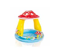 Intex Pools – Piscine gonflable enfant – Pataugeoire carrée Champignon – 102x89 cm, 45 L