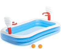 Piscine gonflable rectangulaire avec buts de basket 2 boudins 251 x 168 x 102 cm