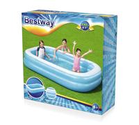 Bestway PISCINE FAMILLIALE TRANSLUCIDE RECTANGULAIRE 262X175