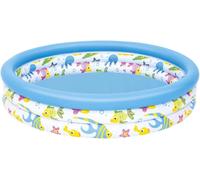 Piscine gonflable ronde Ocean Life 3 boudins 122 x 25 cm