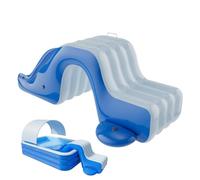 Piscine gonflable - Toboggans aquatiques - Apparence d'eau pour chasser dans l'air - Grand saut - Toboggan aquatique gonflable, parc aquatique gonflable, toboggan mural - Glissement et toboggan pour
