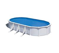 Kit piscine hors-sol atlantis acier blanc ovale 6 renforts 730 x 375 x h132 cm Blanc G