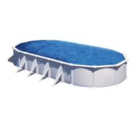 Gre Piscine acier ovale Atlantis – 920 x 505 x H 132 cm – Filtre à sable
