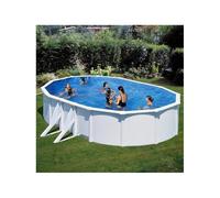 Kit piscine hors-sol acier ovale fidji 6.10 x 3.75 x h.1.20 m
