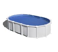 Piscine Gre acier ovale Haiti - 634 x 399 x H 132 cm (Filtre à Sable)