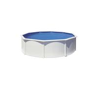 Piscine Gre acier ronde Fidji - Ø 480 x H 122 cm (Filtre à sable)