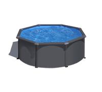 Piscine Gre acier ronde Louko - Ø 320 x H 122 cm (Filtre à sable)