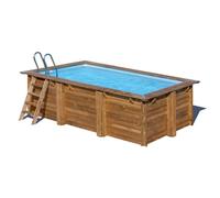 Piscine Gre bois Marbella 2 - 420 x 270 x H 117 cm (Filtre à sable)