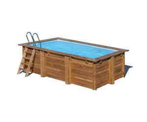 Piscine Gre bois Marbella 2 - 420 x 270 x H 117 cm (Filtre à sable)