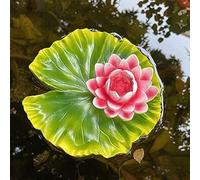 Piscine Grenouille Flottante Sculpture Ornement Décor Résine Jouet Poisson Étang Eau Flottant Lotus Feuille Tortue Grenouille Animal Koi Étang Décoration Piscine Accessoires Flott, G